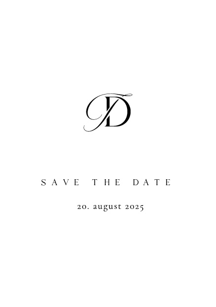 Save the date - Tine og Daniel, Save the Date
